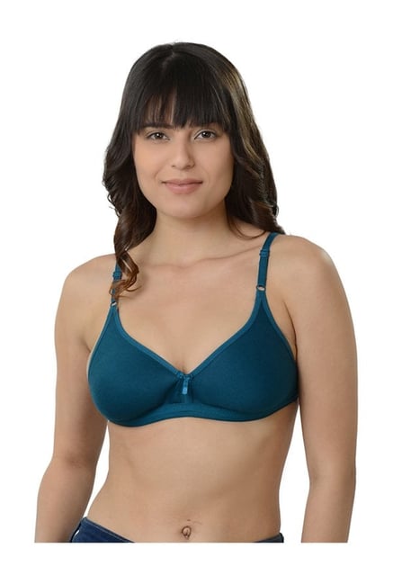 Buy Da Intimo Blue Non-Wired Non-Padded Full Coverage Bra for Women Online  @ Tata CLiQ