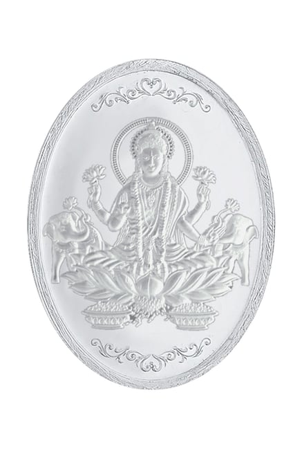 Sri Jagdamba Pearls Laxmi Oval 999 Silver 20gm Silver Coin