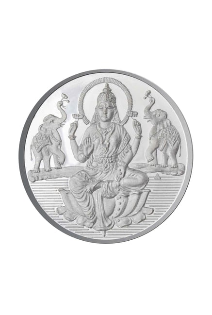 Sri Jagdamba Pearls Lakshmi 999 Silver 10gm Silver Coin