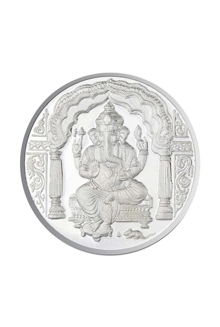 Sri Jagdamba Pearls Ganesh 999 Silver 20gm Silver Coin