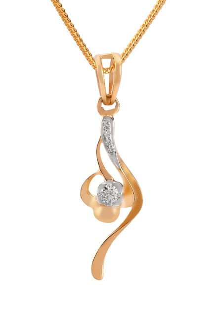 Tanishq on sale pendant diamond