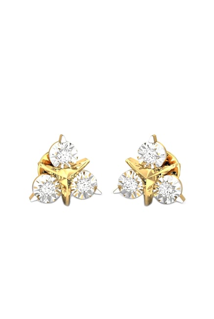 gold earrings kalyan jewellers with price