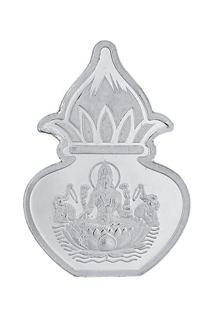 Sri Jagdamba Pearls Laxmi Kalash 999 Silver 20gm Silver Coin