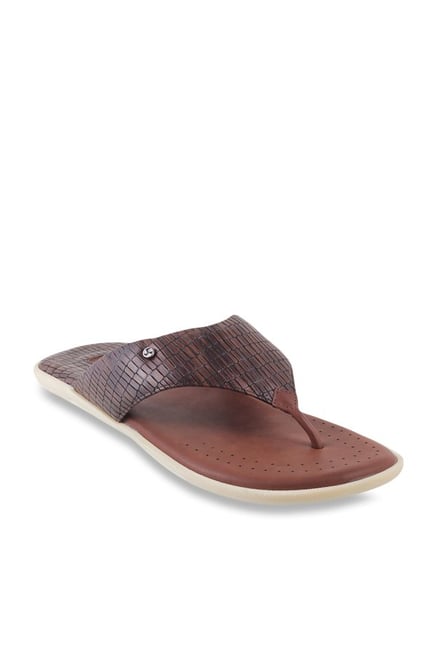 mochi dark brown thong sandals