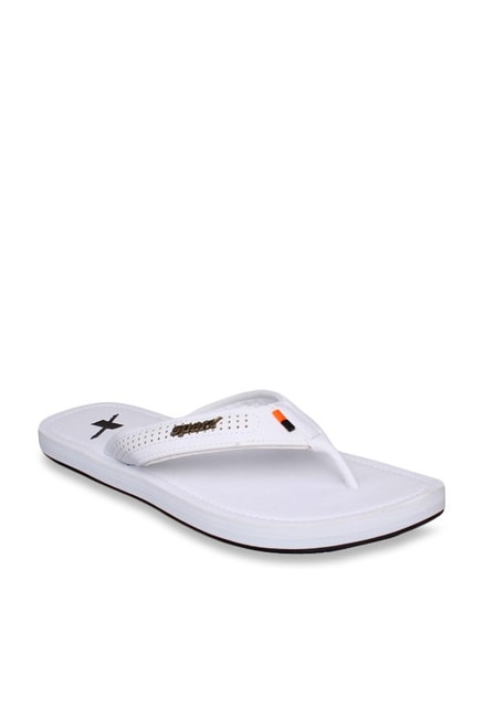 sparx white slippers