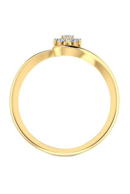 Buy CaratLane Sweetheart 18k Gold & 0.096 ct Diamond Ring Online At ...