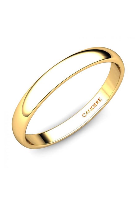 Candere By Kalyan Jewellers 18KT Yellow Gold Ring for Women : Amazon.in:  Fashion