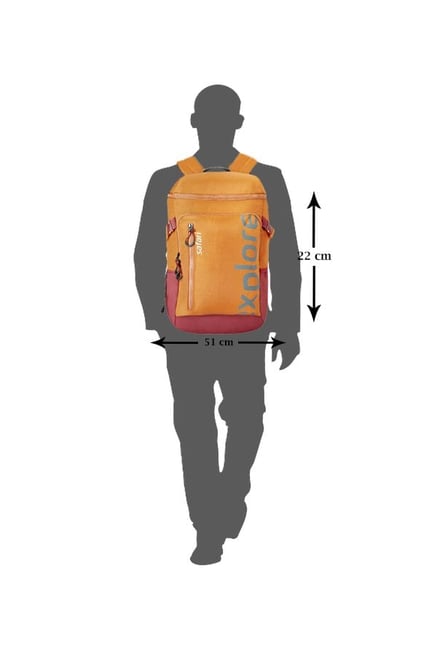 Safari Explorer 20 Hy Orange Laptop Backpack