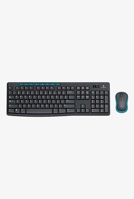 Logitech MK275 Wireless Keyboard and Mouse-Black