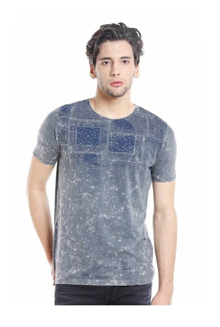 30% OFF on Killer Grey Printed T-Shirt 