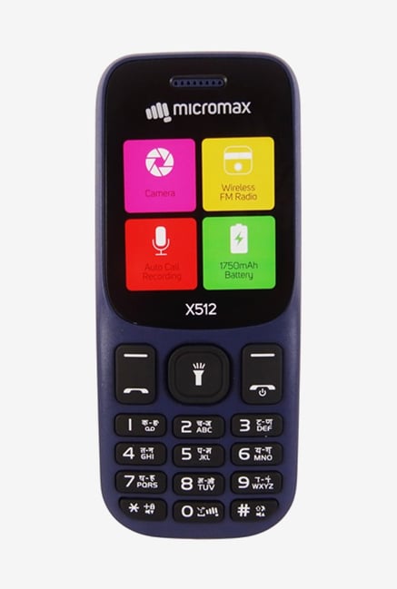 Micromax X512 32 MB (Blue) 32 MB RAM