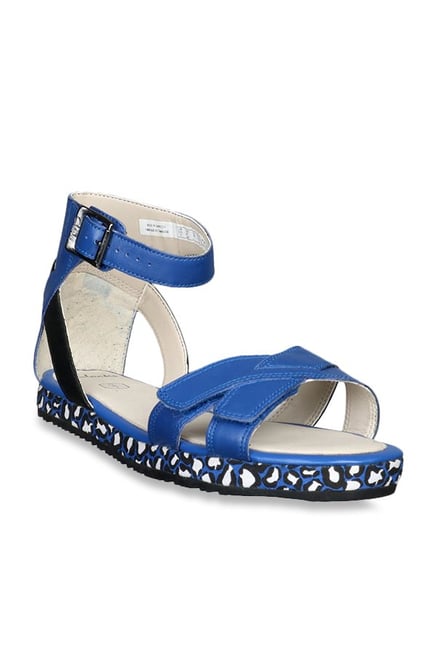 clarks ladies blue sandals