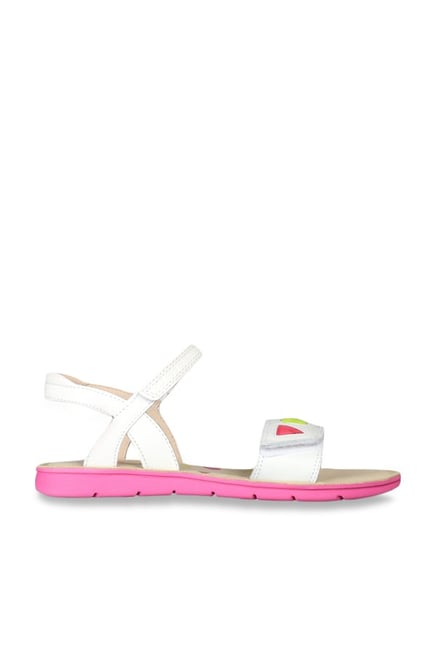 clarks flip flops kids pink