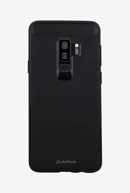 Stuffcool Armour Back Case Cover for Samsung Galaxy S9+ (Black)