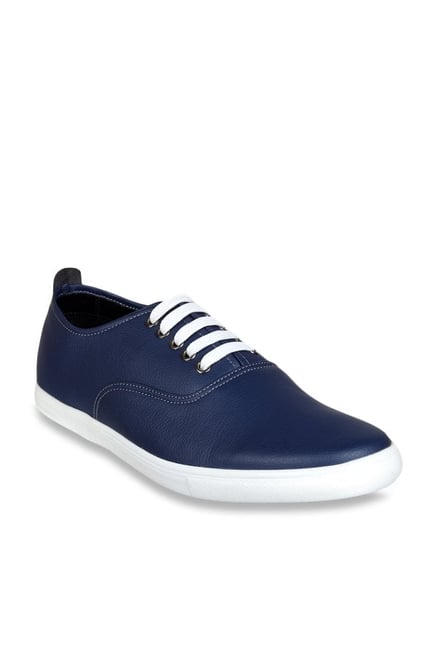 Franco Leone Men's Navy Casual Sneakers