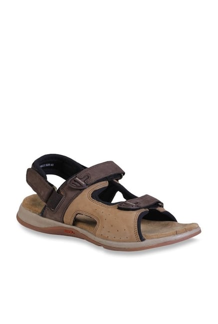 Buy Woodland Camel Floater Sandals for 
