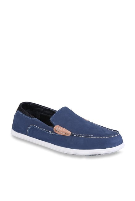 woodland blue loafers
