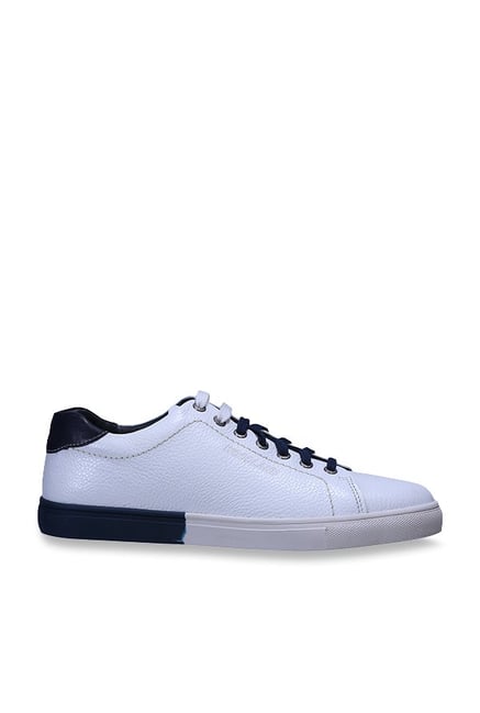 Woodland white leather on sale shoes