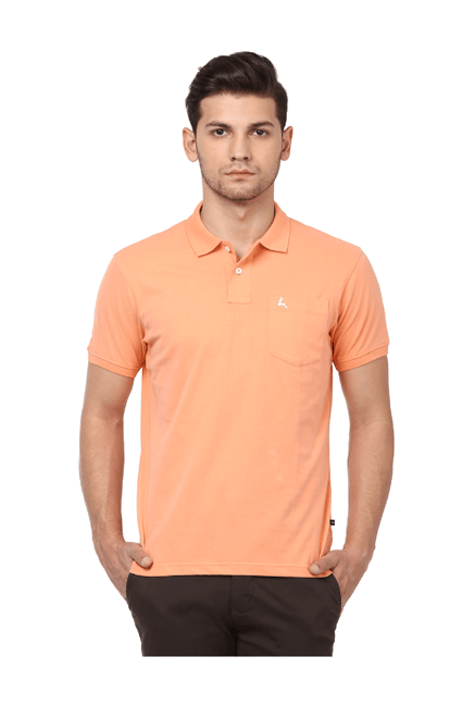 orange polo shirt outfit