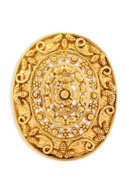Buy Tanishq Circular 22 kt Gold Ring Online At Best Price Tata CLiQ