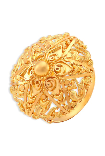 Cocktail ring gold on sale tanishq