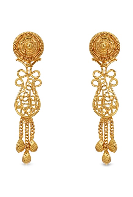 Buy Tanishq 22KT Gold Earrings Online at Best Prices | Tata CLiQ