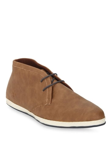 red tape men's leather chukka boots