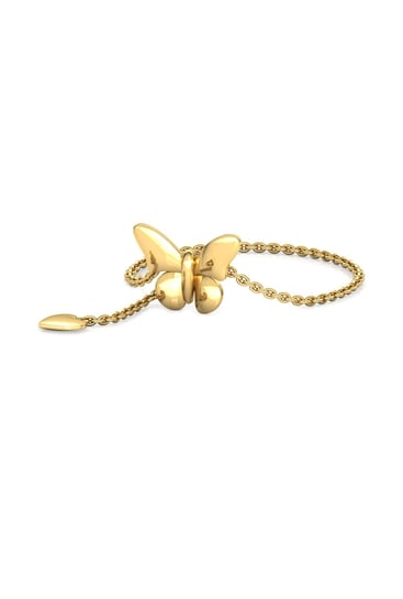 caratlane butterfly ring