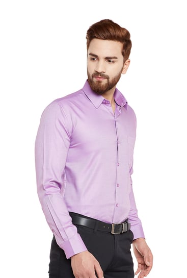 FWM UNDERGROUND¥OKO SHIRT ( PURPLE) Buy Hancock Purple Slim Fit Full Sleeves Shirt for Men Online