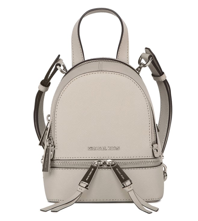 Buy Michael Michael Kors Rhea Zip Cement Small Backpack For Women At Best  Price @ Tata CLiQ Luxury