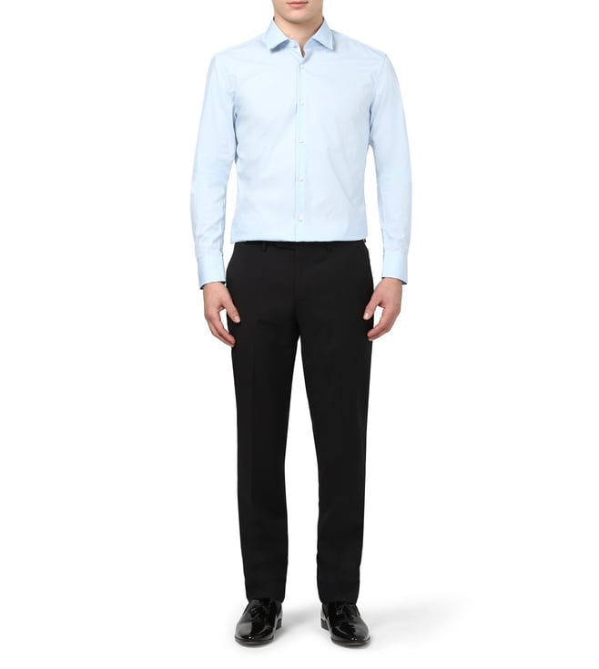 Buy Hugo Boss Blue Jenno Formal Shirt for Men Online Tata CLiQ Luxury