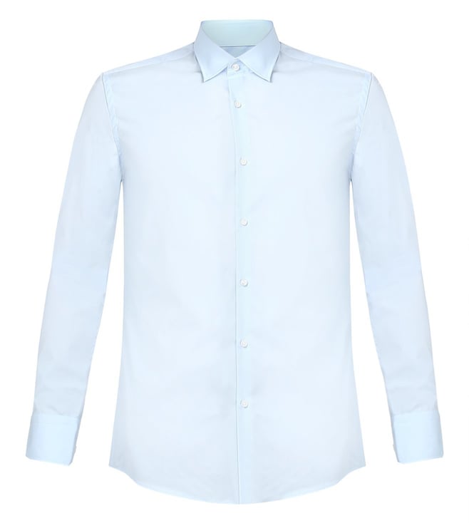 Buy Hugo Boss Blue Jenno Formal Shirt for Men Online Tata CLiQ Luxury