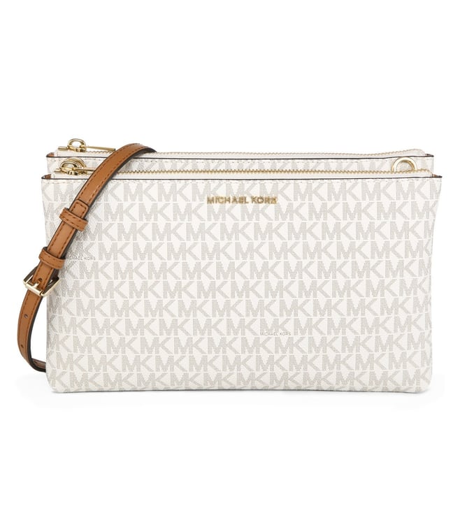 Buy Michael Michael Kors Adele Vanilla Crossbody Bag for Women Online @  Tata CLiQ Luxury