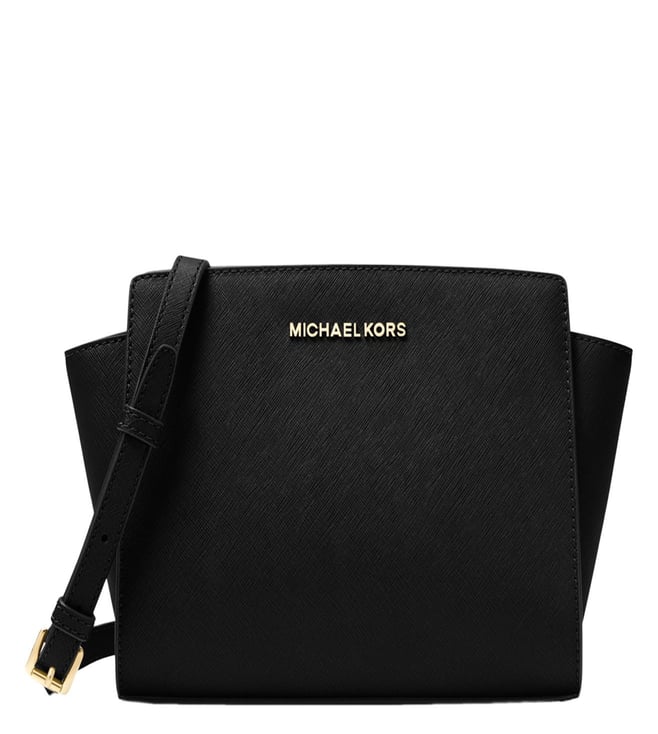 Michael Kors Selma Medium Messenger Bag, Black