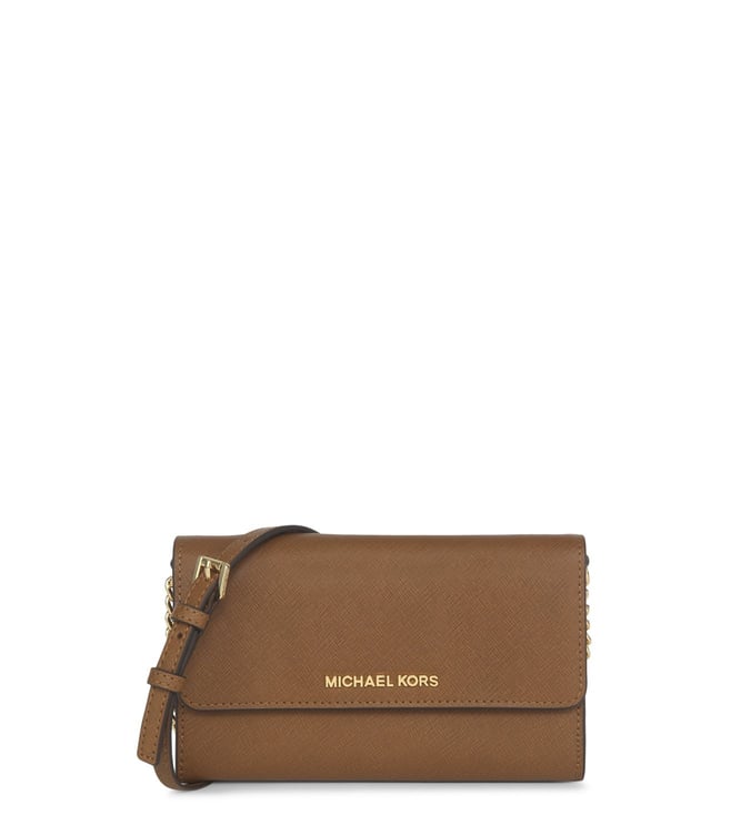 michael kors jet set large crossgrain leather crossbody bag ( tata cliq  luxury) #luxury #crossbody 