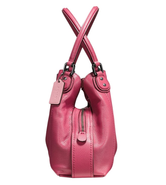 coach edie leather shoulder bag