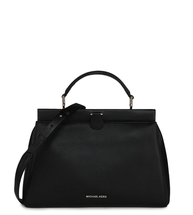 michael kors black satchel