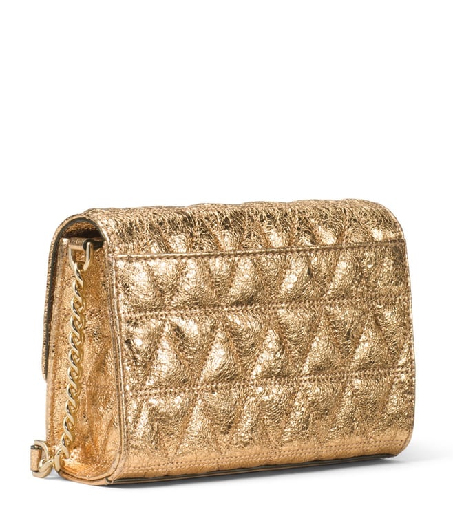 mk gold clutch