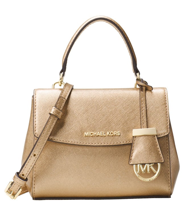 Buy Michael Michael Kors Ava Pale Gold Small Crossbody Bag For Women @ Tata  CLiQ Luxury