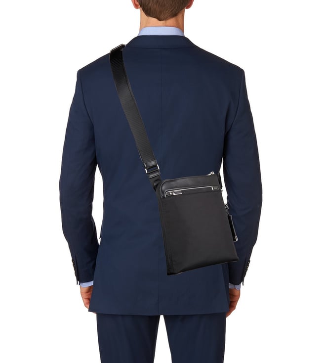 Buy Tumi Black Arrive Owen Crossbody Bag for Men Online @ Tata CLiQ Luxury