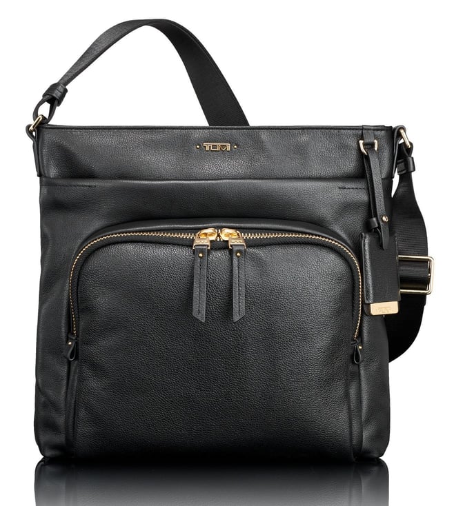 Buy Tumi Black Voyageur Capri Leather Crossbody for Women Online Tata CLiQ Luxury