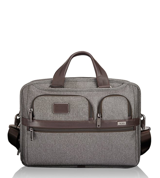 alpha 2 laptop briefcase with tumi id lock pocket