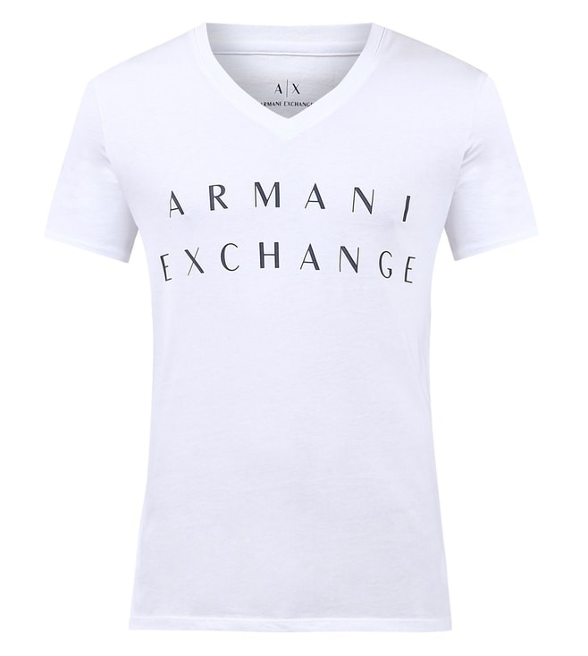 armani exchange t shirt white