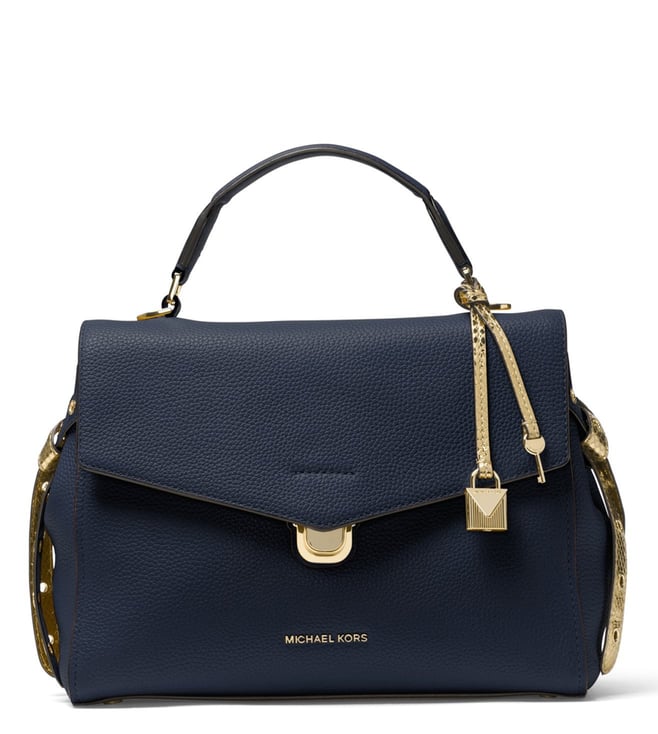 michael michael kors bristol medium leather satchel