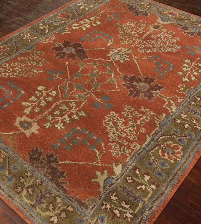 Buy Jaipur Rugs Poeme Orange Rust TAC966 108X168 CM Rug Online Tata