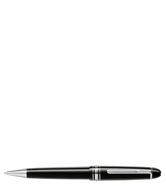 Buy Montblanc Deep Black & Silver Meisterst ck Ballpoint Pen Online