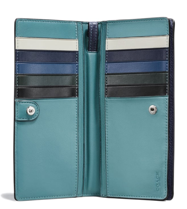 Buy Coach Marine Colorblock Slim Wallet for Women Online @ Tata CLiQ Luxury