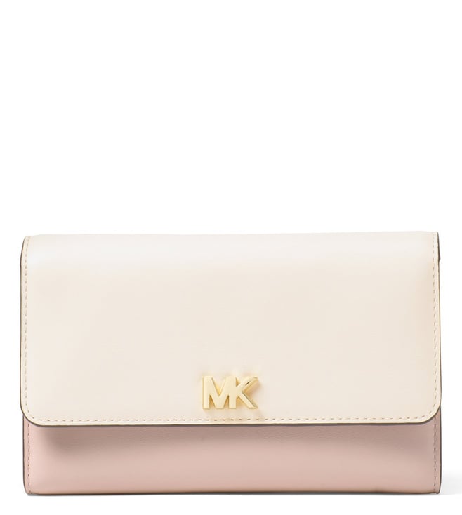 michael kors cream wallet