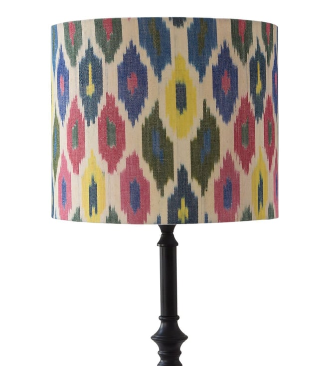 Gulmohar Lane Multicolor Chalet Cylindrical Table Lamp Shade Gulmohar Lane Multicolor Chalet Cylindrical Table Lamp Shade