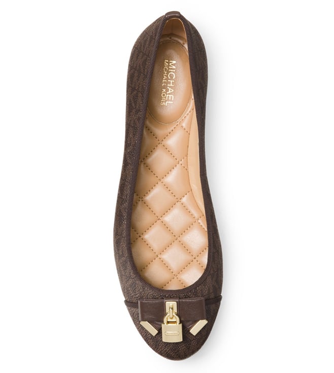 michael kors logo flats